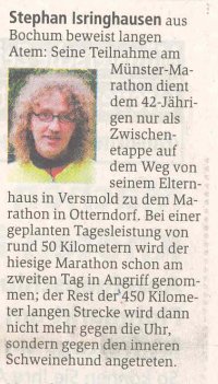 Otterndorf 2005: Muenstersche Zeitung 07.09.2005